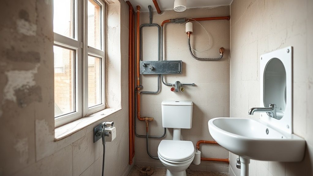 Bathroom Plumbing and Electrics in Holborn